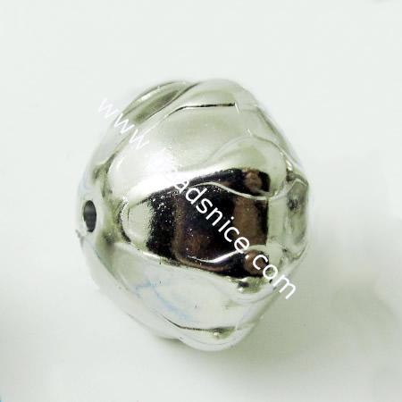 Acrylic Beads ,19X21mm,hole:2mm,Nickel-Free,Lead-Safe,