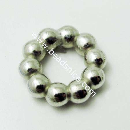 Acrylic Beads,13mm,inside diameter:7mm,Nickel-Free,Lead-Safe,