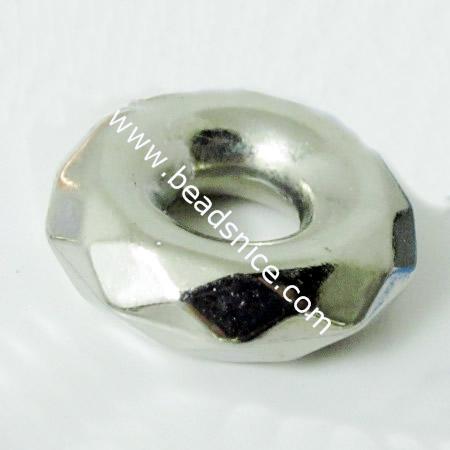 Acrylic Beads,23mm,inside diameter:8mm,Nickel-Free,Lead-Safe,