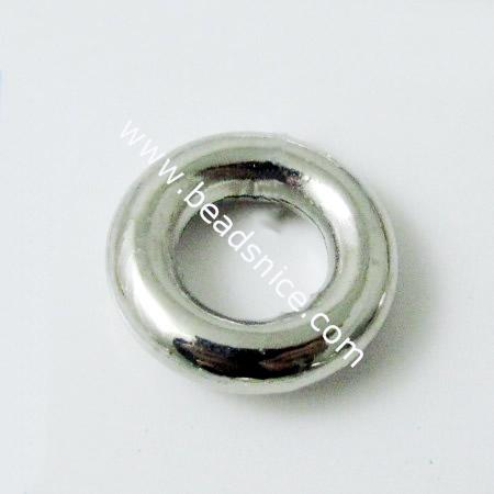 Acrylic Beads,5mm,inside diameter:1mm,Nickel-Free,Lead-Safe,