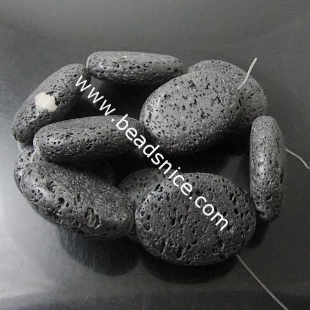 Lava Beads Natural,30x40mm,