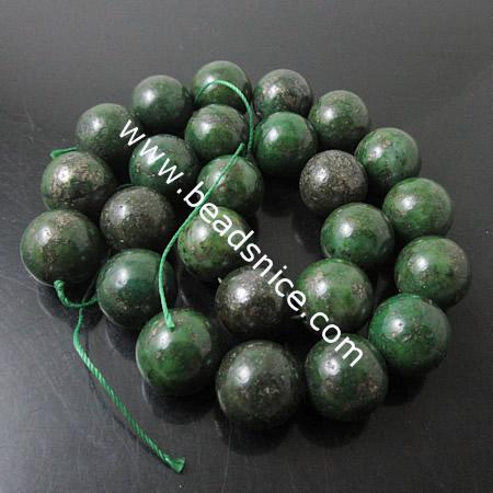 Natural Diopside Beads, Round shape,18mm,