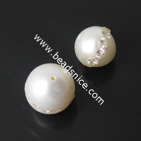 Cultured Fresshwater Pearls,8mm,hole:1mm