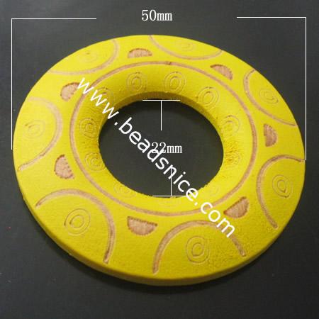 Wood Linking Ring,50mm,hole:22mm,