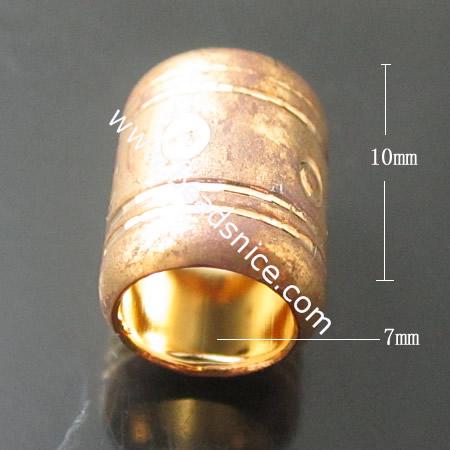 Brass Tube,10mm,hole:7mm,Nickel-Free,Lead-Safe,