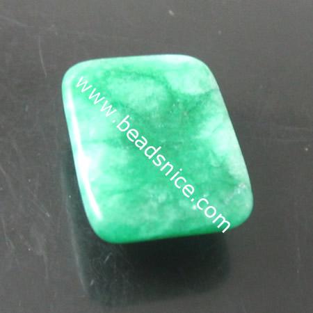 Jade Multi-color Natural，17X12X5.5mm