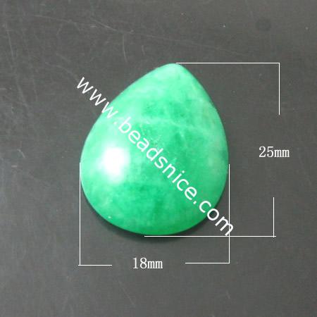 Jade Multi-color Natural，25X18X6mm