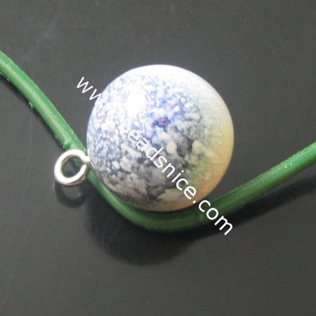 Acrylic Pendant,17mm,hole:2mm,