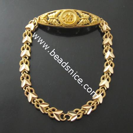 Brass bracelet,31x12x4mm,length:6.7 inch,nickel free,lead safe,