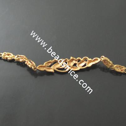 Brass bracelet,38.7x9.3x3.5mm,length:7 inch,nickel free,lead safe,