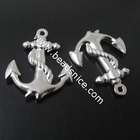 Anchor charms wholesale,lead-safe,nickel-free