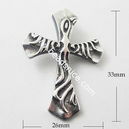 925 Sterling Silver Pendant Blanks,Bail,33X26mm,hole:6X4mm,