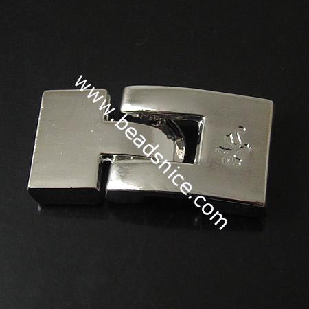 Zinc Alloy Clasp,18X24mm,17X23mm,Lead-Safe ,Nickel-Free,