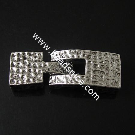 Zinc Alloy Clasp,23X12mm,12X21mm,Lead-Safe ,Nickel-Free,