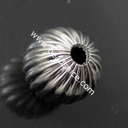 Stainless Steel Beads,8mm,hole:1.5mm,