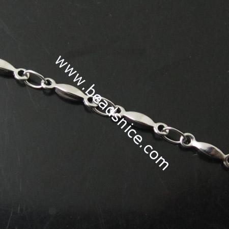 Stainless Steel Chain,2.1X2.6X10.8mm,
