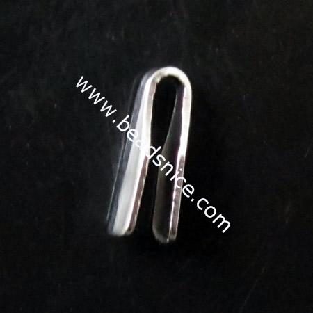 Stainless Steel Clasp,0.35X2.5X6.8mm,