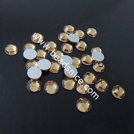 Rhinestone Cabochon, nice for jewelry making,SS12-P24 3.0-3.2mm