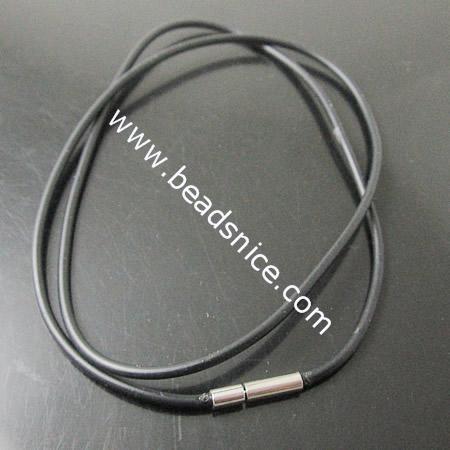 Jewelry Making Necklace cord,Rubber Cord,thickness:2mm,18inch
