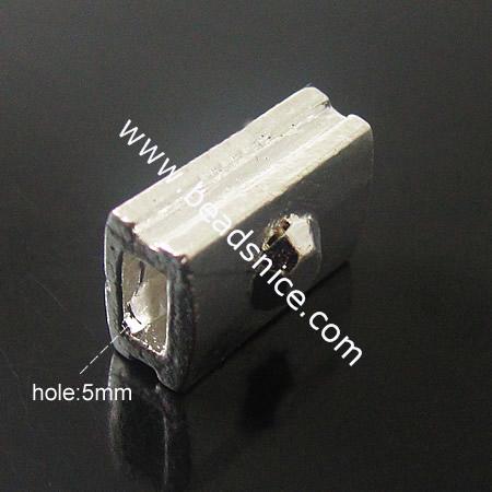 Rhinestone Beads,8X12mm,hole:5mm,Nickel-Free,Lead-Safe