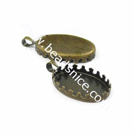 Brass Pendant,Nickel-Free,Lead-Safe,Hand rack plating,