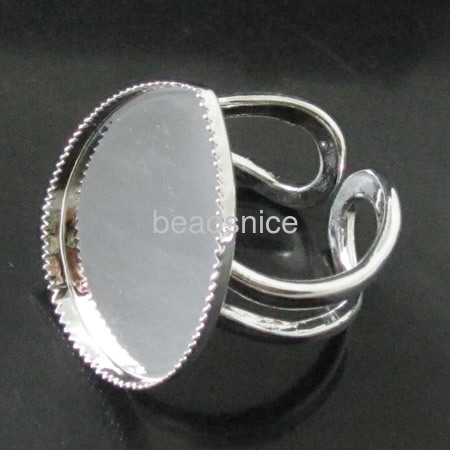 Ring base,size:7 ,lead-safe,nickel-free,drops