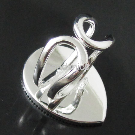 Brass Bezel Ring Settings,size:7 ,lead-safe,nickel-free,drops
