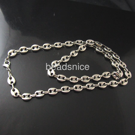 Stainless steel necklace chain,