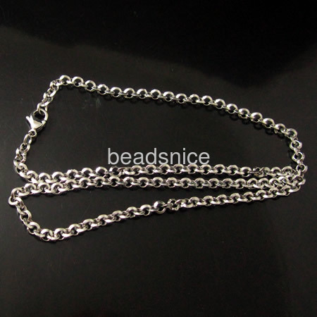 Stainless steel chains for necklace jewelry