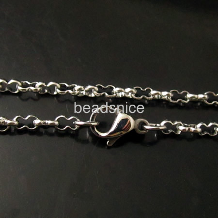 Stainless steel jewelry necklace chains