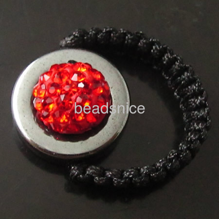 Rhinestone ring ,beads:10mm,ring size:12mr