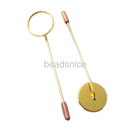 Vacuum real gold plating, More than 2 microns thick, brooch,brass