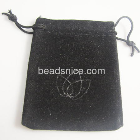 Velveteen gift bag for jewelry supply,70x54mm,100pcs per pack,