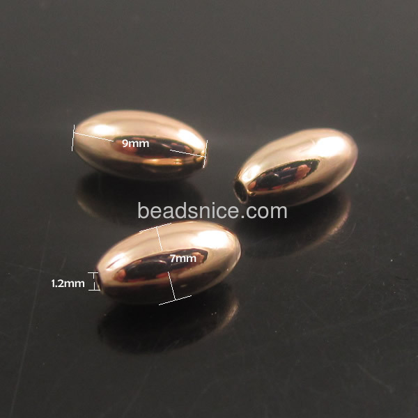 small brass  beads  rice