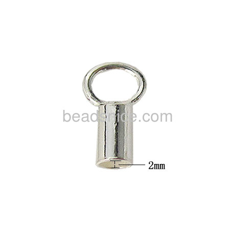 925 Sterling Silver Cord End Clasp