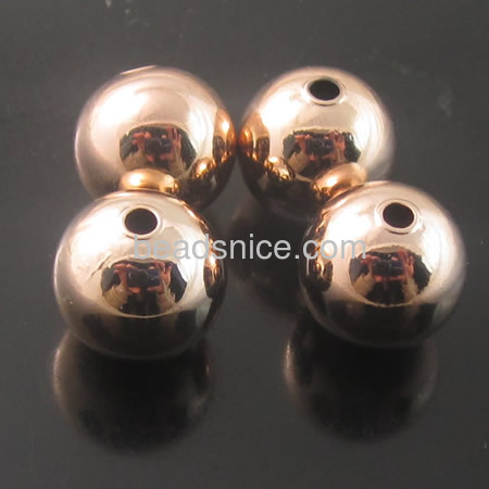 Seamless Small Spacer Beads   brass  H65 lead-safe nickel-free