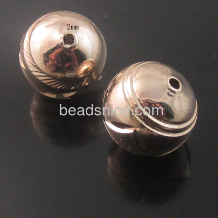 Seamless   Brass Beads   H65 lead-safe nickel-free  round