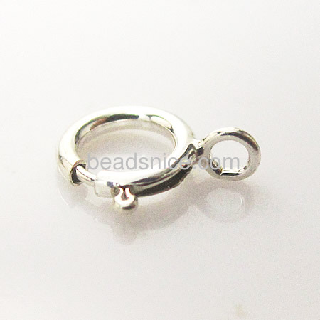 925 Silver Spring Rings Clasps