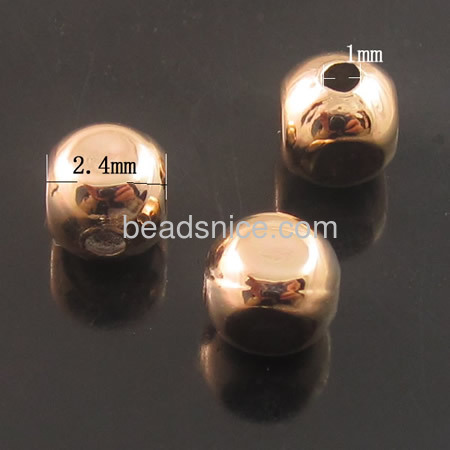 Seamlessful   brass    beads from China    nice for your jewelry making cube