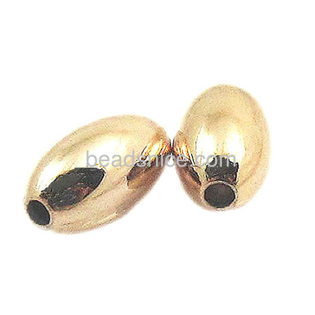 Gold plated  jewelry making supplies  brass  rice