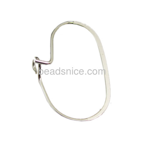 925 silver tone earring hoops