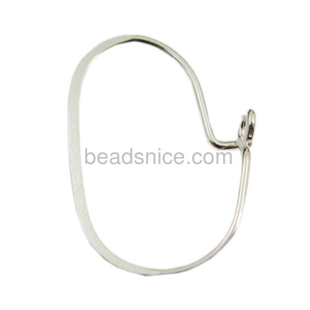 925 silver tone earring hoops