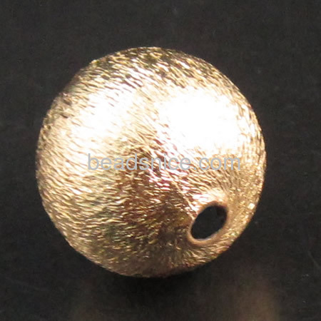 Stardust beads from China  brass  round
