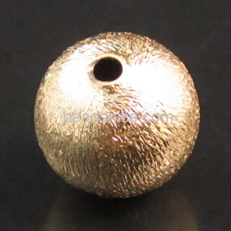 Stardust  jewelry beads wholesale  brass  round