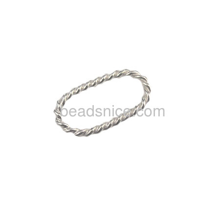 925 sterling silver twist rings for jewerly making
