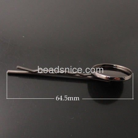 Kid hair accessory brass base inside diameter 20mm