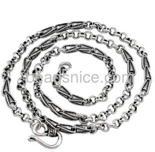 New product as 925 Sterling Silver necklace for men fashion jewellery,3.5mm,