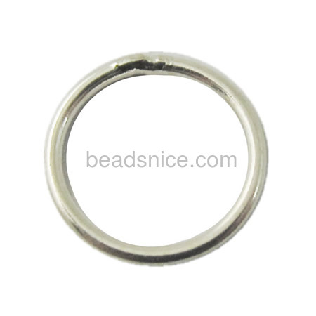 Closed jump ring 925 sterling silver