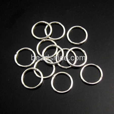 Sterling jump rings 925 silver closed