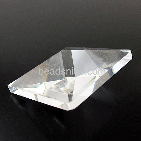 Clear glass cabochons square wholesale jewelry findings DIY